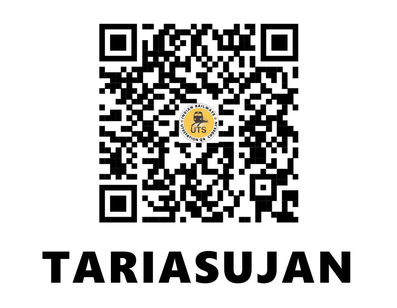 UTS QR Code for TARIASUJAN - TRJ - NE (UTTAR PRADESH)